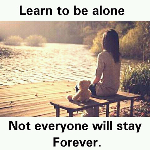 learn to be alone